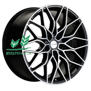Диск Khomen Wheels KHW1902 (Audi/VW) Black-FP 8.5x19/5x112 ET30 D66,6