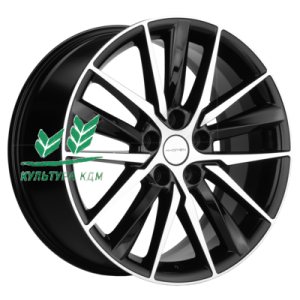 Диск Khomen Wheels KHW1807 (Geely Atlas/Atlas Pro/Lifan Myway) Black-FP 8x18/5x114,3 ET45 D60,1