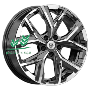 Диск K&K Айона (КС1169) Алмаз черный 6.5x18/5x112 ET38 D66,6
