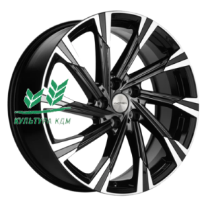 Диск Khomen Wheels KHW1901 (Geely Atlas/Atlas Pro) Black-FP 7.5x19/5x114,3 ET45 D60,1