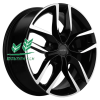 Диск Khomen Wheels KHW1708 (Kodiaq/Tiguan) Black-FP 6.5x17/5x112 ET38 D57,1