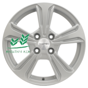 Диск Khomen Wheels KHW1502 (Rio/Solaris) F-Silver 6x15/4x100 ET46 D54,1