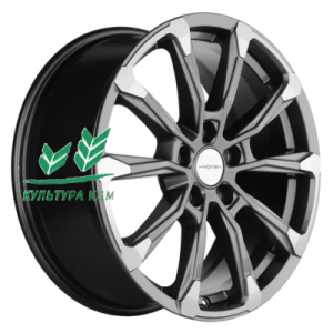 Диск Khomen Wheels KHW1808 (Kodiaq/Tiguan) Gray-FP 7.5x18/5x112 ET43 D57,1