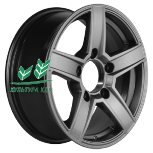 Диск Khomen Wheels KHW1614 (Niva 4x4 Bronto) Gray 6.5x16/5x139,7 ET35 D98,5