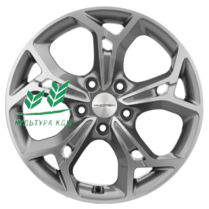Диск Khomen Wheels KHW1702 (ASX) Gray-FP 7x17/5x114,3 ET46 D67,1