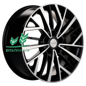 Диск Khomen Wheels KHW1717 (Jolion) Black-FP 7x17/5x114,3 ET37 D66,5