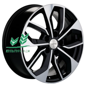 Диск Khomen Wheels KHW1703 (DFM AX 7) Black-FP 7x17/5x108 ET43 D65,1