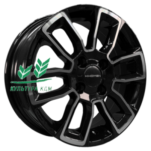 Диск Khomen Wheels KHW1406 (Honda Civic) Black-FP 5.5x14/4x100 ET45 D56,1