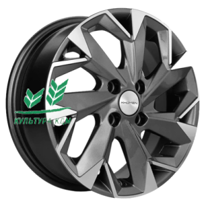 Диск Khomen Wheels KHW1508 (Logan/Sandero) Gray-FP 6x15/4x100 ET40 D60,1