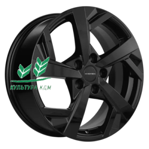 Диск Khomen Wheels KHW1712 (Jac/Москвич 3) Black 7x17/5x108 ET40 D54,1