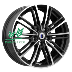 Диск K&K Эрфурт (КС903) Алмаз черный 7x17/4x100 ET45 D67,1