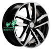 Диск Khomen Wheels KHW1612 (Chery Tiggo 3/Tiggo 3 Pro) Black-FP 6.5x16/5x108 ET45 D60,1