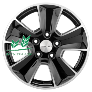 Диск Khomen Wheels KHW1601 (Renault/Nissan) Black-FP 6.5x16/5x114,3 ET50 D66,1