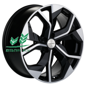Диск Khomen Wheels KHW2006 (Audi/VW) Black-FP 8.5x20/5x112 ET33 D66,6
