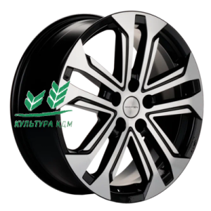Диск Khomen Wheels KHW1803 (Chery Tiggo 4/Tiggo 7 Pro) Black-FP 7x18/5x108 ET33 D60,1
