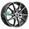 Диск K&K Адамар (КС886) Алмаз черный 6.5x16/5x108 ET50 D63,35
