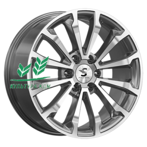 Диск Premium Series КР006 (Land Cruiser Prado) Diamond Gloss Graphite 8.5x20/6x139,7 ET25 D106,1