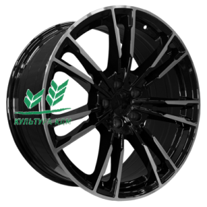 Диск PDW 5380 Gloss Black Machine Face 8.5x19/5x112 ET28 D66,6