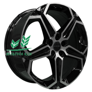 Диск Khomen Wheels KHW1909 (Chery Tiggo 8 (Pro/Pro Max)) Black-FP 7.5x19/5x108 ET47 D60,1