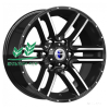 Диск K&K Алгама (КС762) Алмаз черный 8x17/6x139,7 ET-10 D106,1