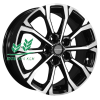 Диск Khomen Wheels KHW1605 (Changan CS35 Plus) Black-FP 6.5x16/5x110 ET46 D63,3