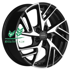 Диск Khomen Wheels KHW1722 (Elantra/i30) Black-FP 6.5x17/5x114,3 ET46 D67,1