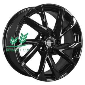 Диск Khomen Wheels KHW1714 (Jac/Москвич 3) Black 7x17/5x108 ET40 D54,1
