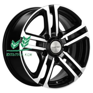 Диск Khomen Wheels KHW1602 (Niva 4x4) Black-FP 6.5x16/5x139,7 ET40 D98,5