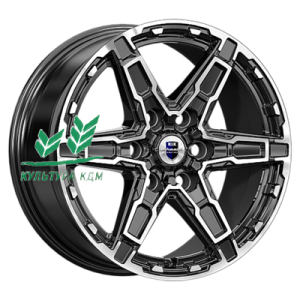 Диск K&K Дистрикт (КС1159) Алмаз черный 8x18/6x114,3 ET46 D67,1