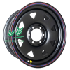 Диск Off-Road Wheels Тойота Ниссан (треуг. мелкий) Черный 8x18/6x139,7 ET20 D110