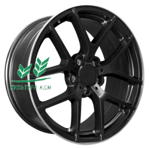 Диск PDW 5188 Semi Matt Black+Machine Lip 8x18/5x112 ET35 D66,56