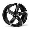 Диск Fondmetal 7 900 Matt black polished 7,5x17/5x112 ET48 D57,1