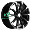 Диск Khomen Wheels KHW1808 (Geely Coolray) Black-FP 7.5x18/5x114,3 ET50 D54,1