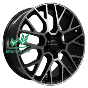 Диск Khomen Wheels KHW1818 (Jolion) Black-FP 7x18/5x114,3 ET37 D66,6