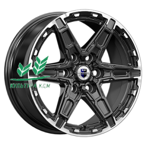 Диск K&K Дистрикт (КС1159) черный бриллиант 8x18/6x114,3 ET42 D66,1