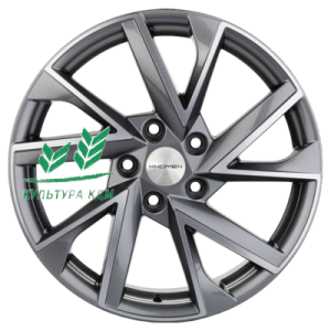 Диск Khomen Wheels KHW1714 (Changan/Geely/Lexus/Toyota) Gray-FP 7x17/5x114,3 ET45 D60,1