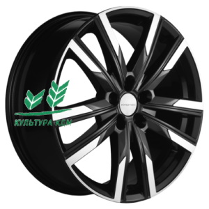 Диск Khomen Wheels KHW1905 (Sportage) Black-FP 7.5x19/5x114,3 ET51 D67,1