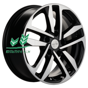 Диск Khomen Wheels KHW1612 (Mitsubishi) Black-FP 6.5x16/5x114,3 ET46 D67,1