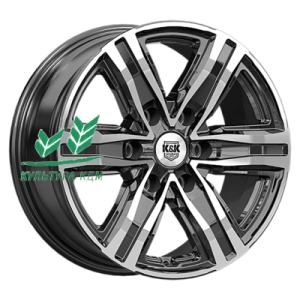 Диск K&K R8 (КС1174) Алмаз черный 7.5x17/6x139,7 ET36 D100,1