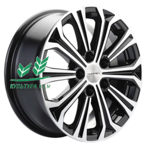 Диск Khomen Wheels KHW1610 (Focus) Black-FP 6.5x16/5x108 ET50 D63,3