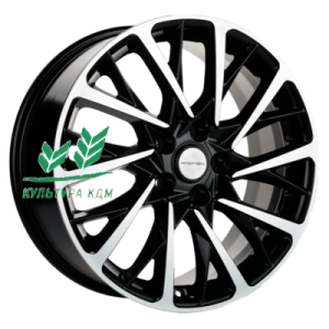 Диск Khomen Wheels KHW1804 (Evolute i-Joy) Black-FP 7.5x18/5x110 ET40 D67,1
