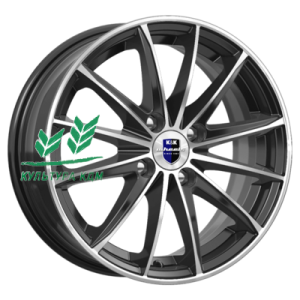 Диск K&K Пойнт Бланк (KC884) Алмаз черный SK 6x15/4x100 ET40 D67,1