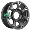 Диск Khomen Wheels KHW1505 (Lada NIVA 4x4) Gray-FP 5.5x15/5x139,7 ET5 D98,5
