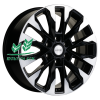 Диск Khomen Wheels KHW2010 (LC Prado) Black-FP 8x20/6x139,7 ET25 D106,1