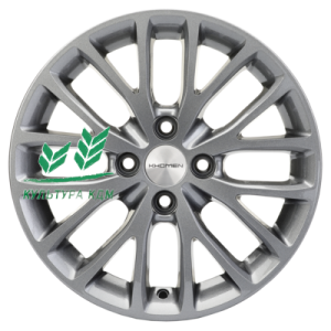 Диск Khomen Wheels KHW1506 (Rio/Solaris) Gray 6x15/4x100 ET48 D54,1
