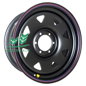 Диск Off-Road Wheels Тойота Ниссан (треуг. мелкий) Черный 8x16/6x139,7 ET-25 D110