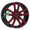 Диск MAK Milano Black Red Face 7x17/5x114,3 ET40 D76