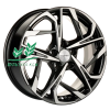 Диск Khomen Wheels KHW1716 (Jac/Москвич 3) Black-FP 7x17/5x108 ET40 D54,1