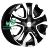 Диск Khomen Wheels KHW1503 (Cobalt) Black-FP 6x15/4x100 ET39 D56,6