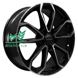 Диск Khomen Wheels KHW1816 (Outlander) Black-FP 7x18/5x114,3 ET38 D67,1